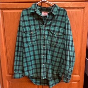 Filson Alaskan Guide Green Plaid Shirt